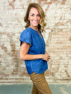 Elodie Denim Top