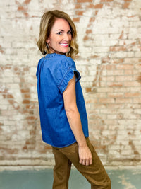 Elodie Denim Top