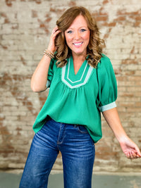 Misty Textured Jacquard Top