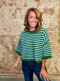 Benton Stripe Sweater Top