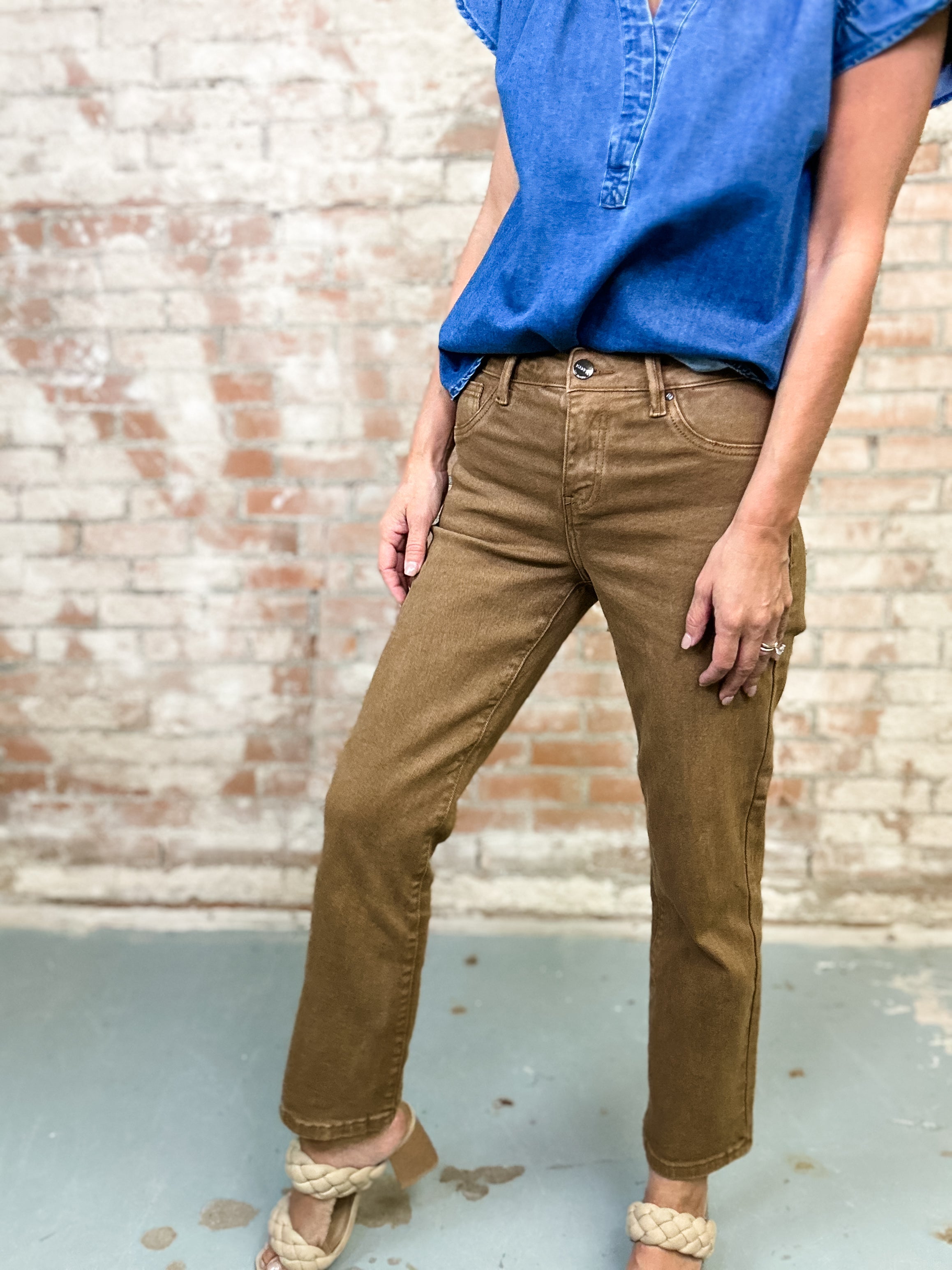 Klein Mid Rise Pants