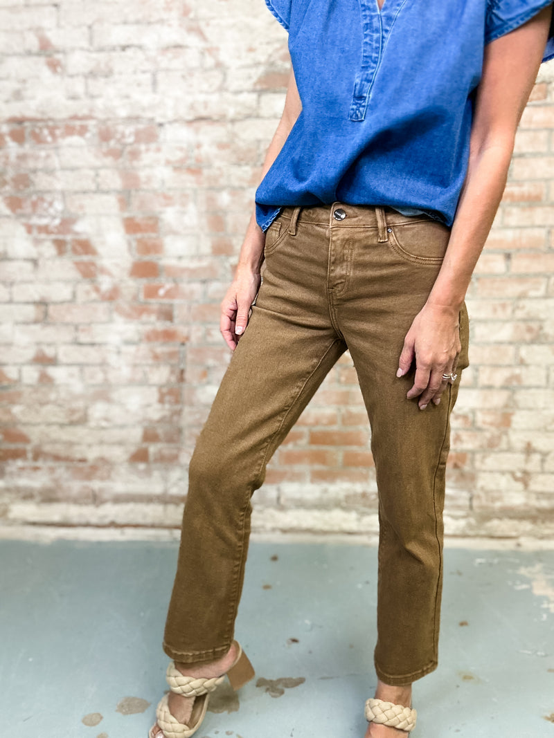 Klein Mid Rise Pants