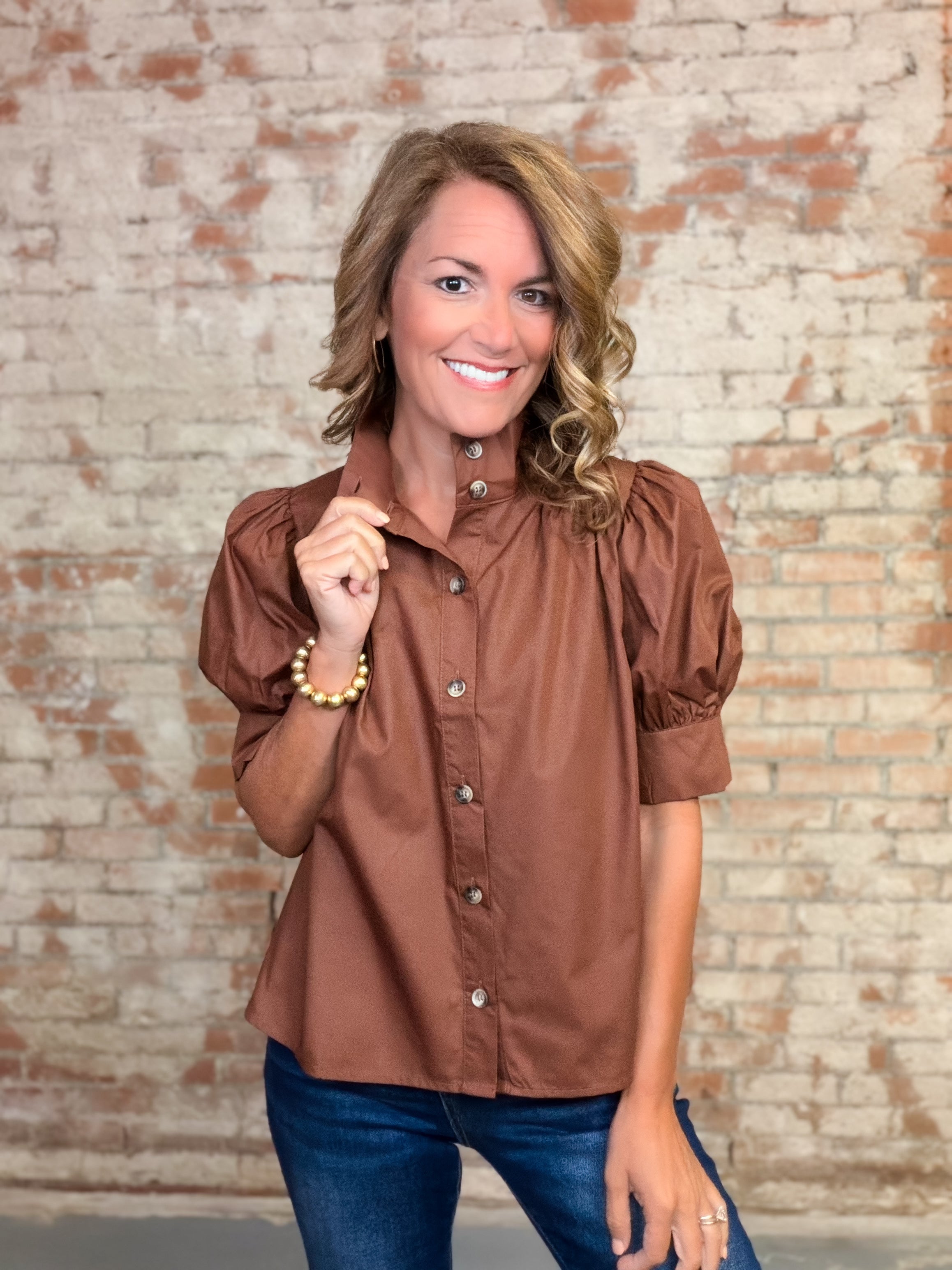 Brylee Puff Sleeve Top