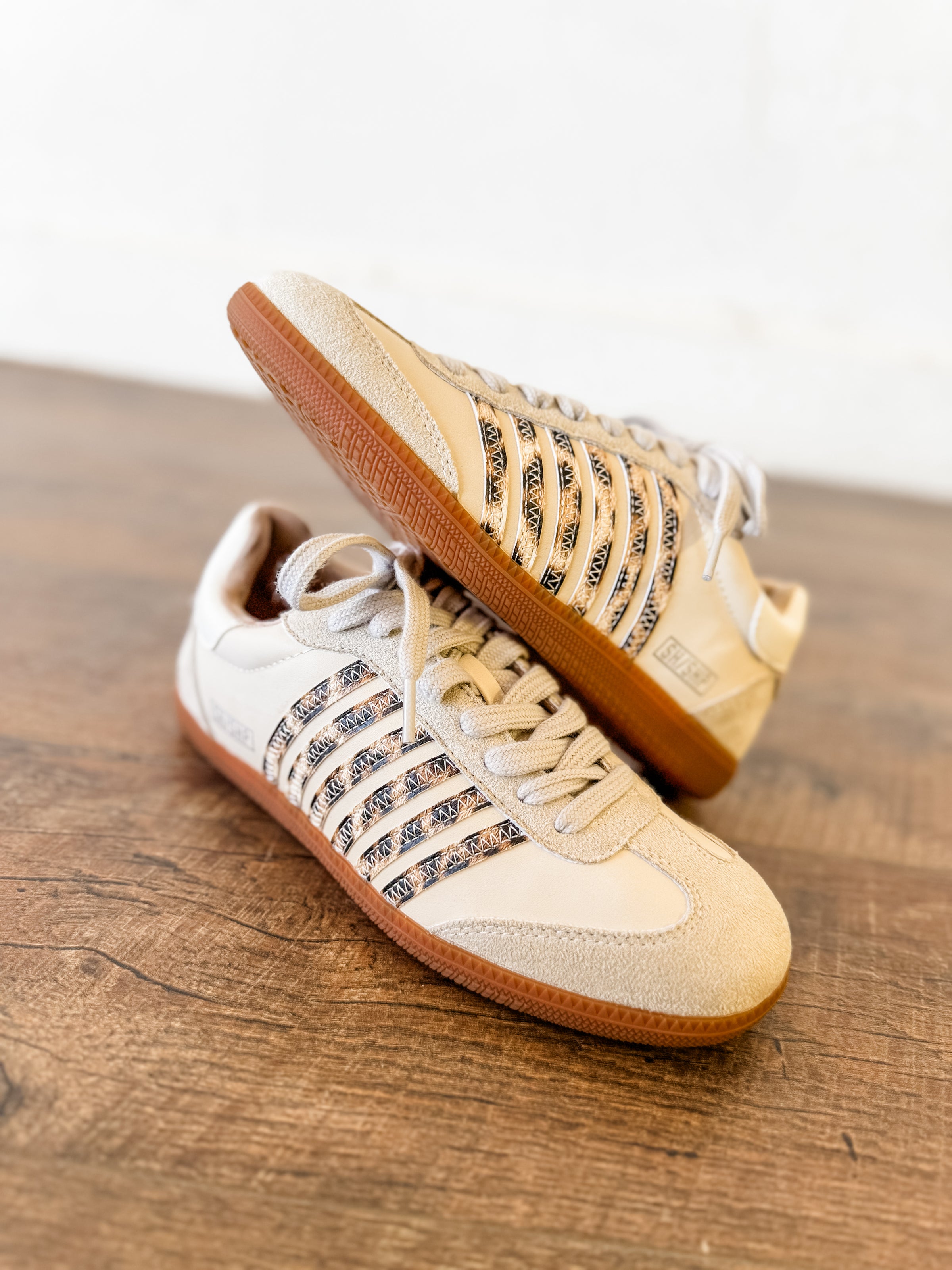 Shu Shop Stevie Beige Leopard Sneaker