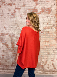 Sandie Boat Neck Sweater Top