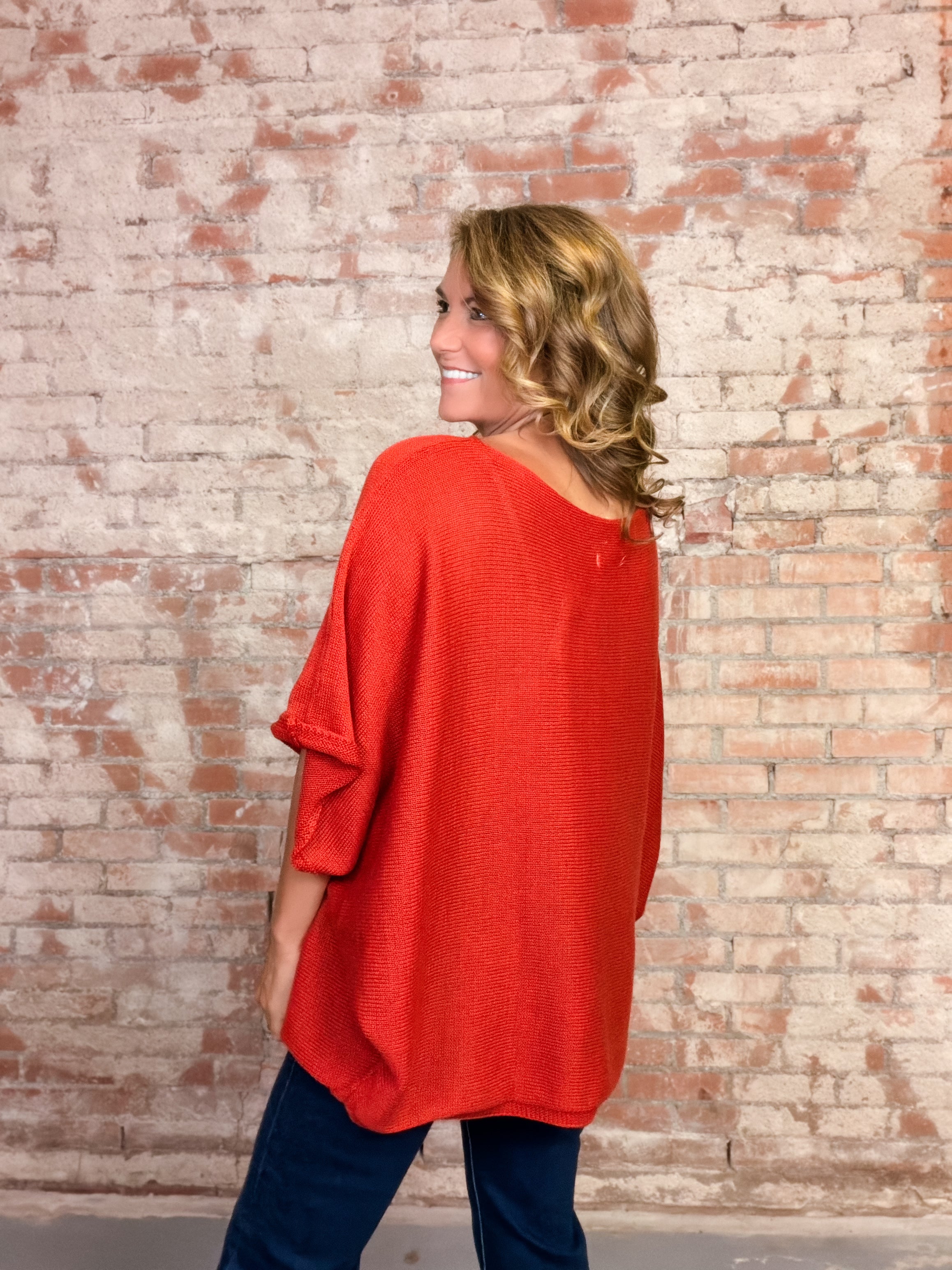 Sandie Boat Neck Sweater Top