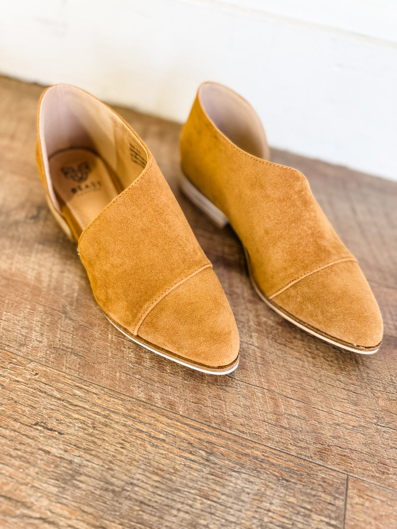 Carter Camel Side Cutout Flats - FINAL SALE