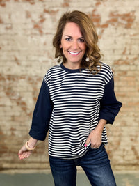 Makayla Stripe Casual Top