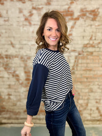 Makayla Stripe Casual Top