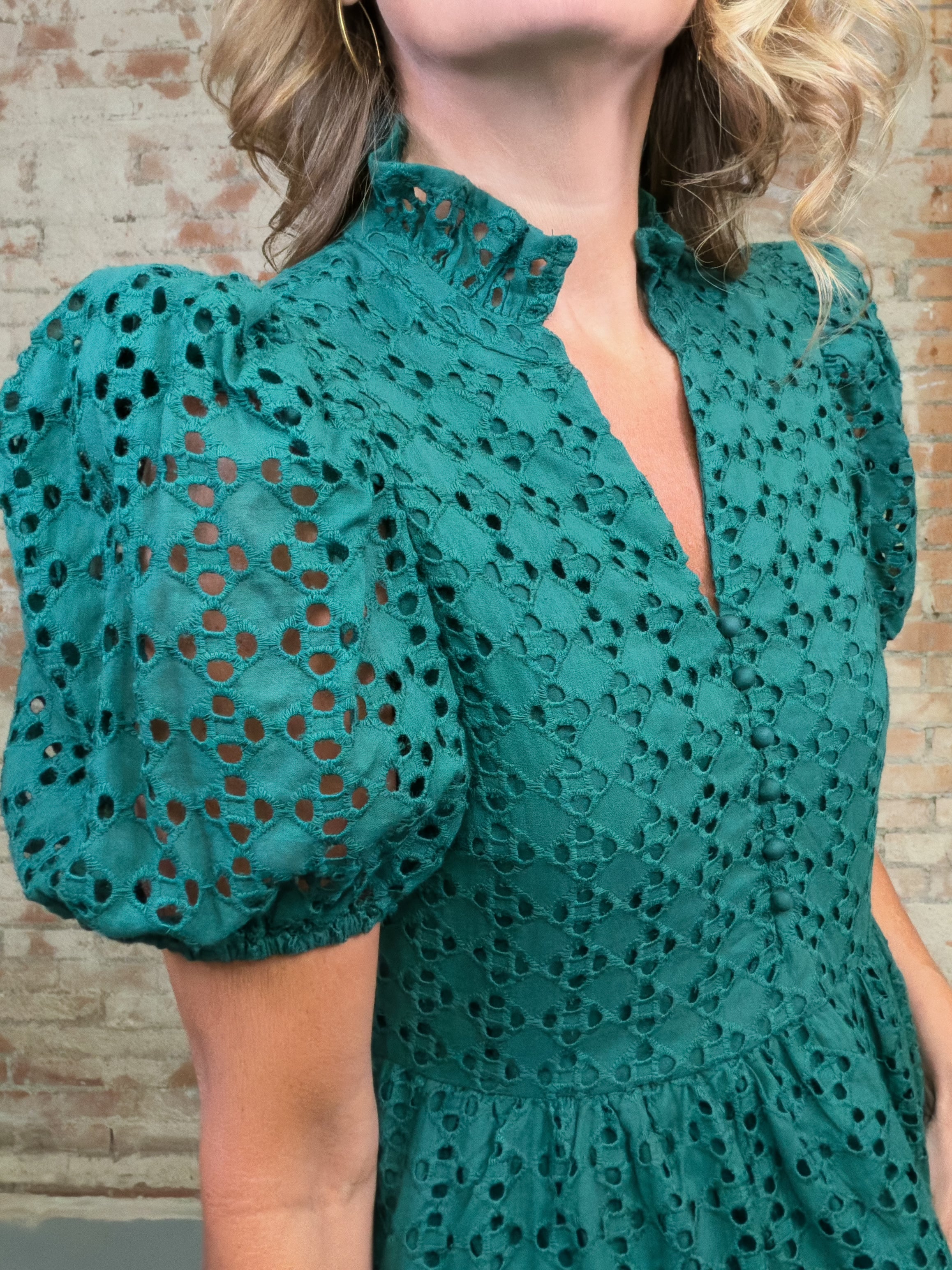 Araceli Eyelet Top