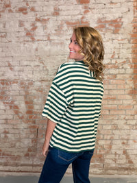 Dalary Texture Stripe Top