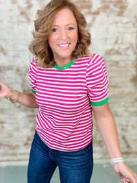 Faryn Stripe Top
