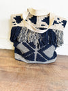 Labette Hand Woven Fringe Tote Bag