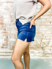 Haywood High Rise Side Slit Shorts - FINAL SALE