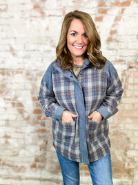 Skye Plaid + Corduroy Shacket