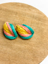 Candace Braided Straw Earrings