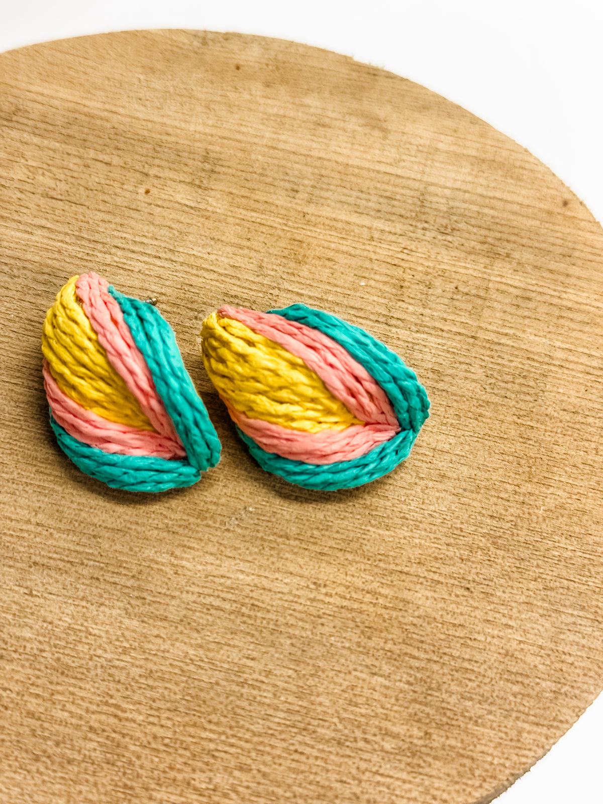 Candace Braided Straw Earrings