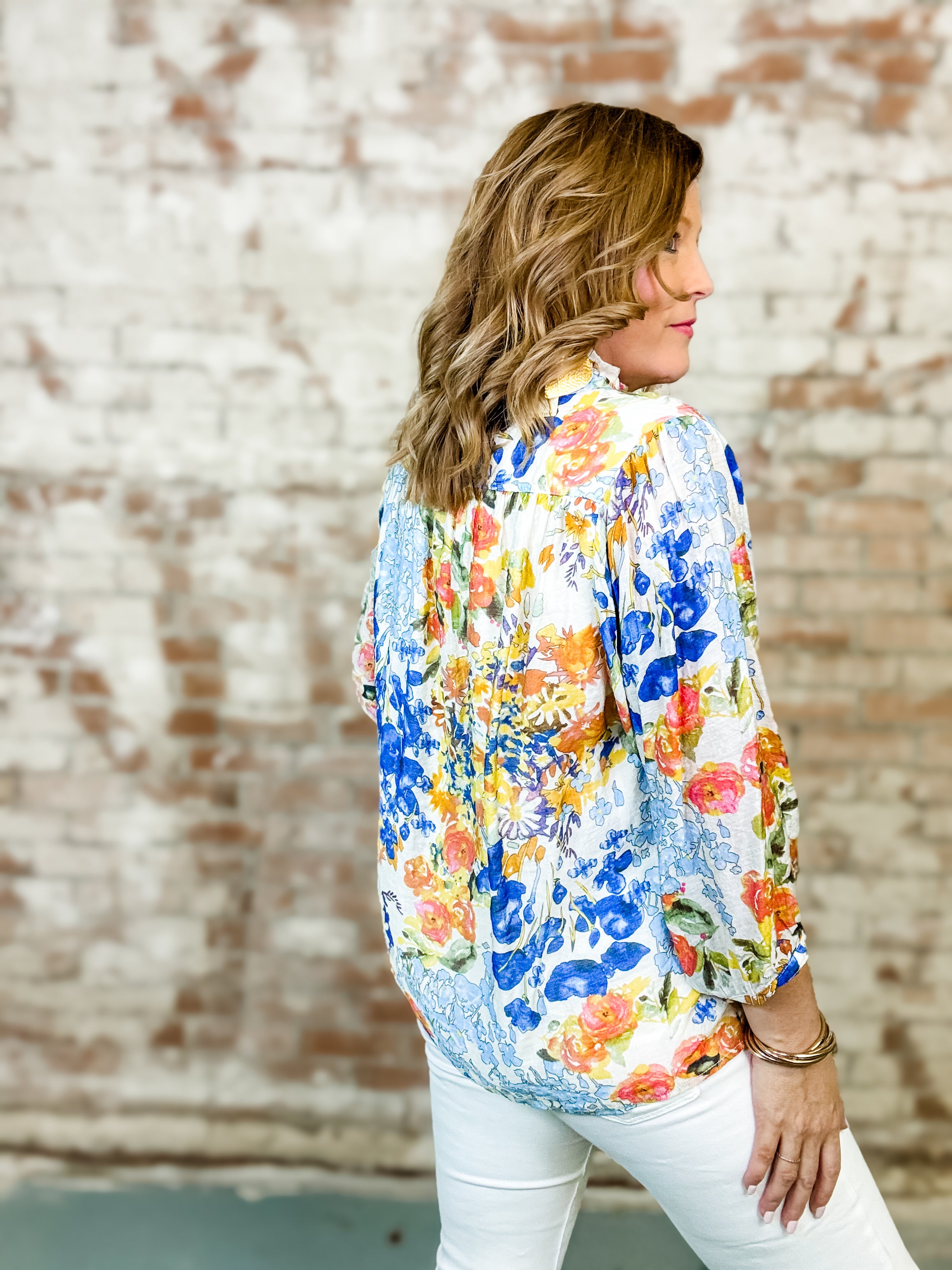 Debbie Floral Top