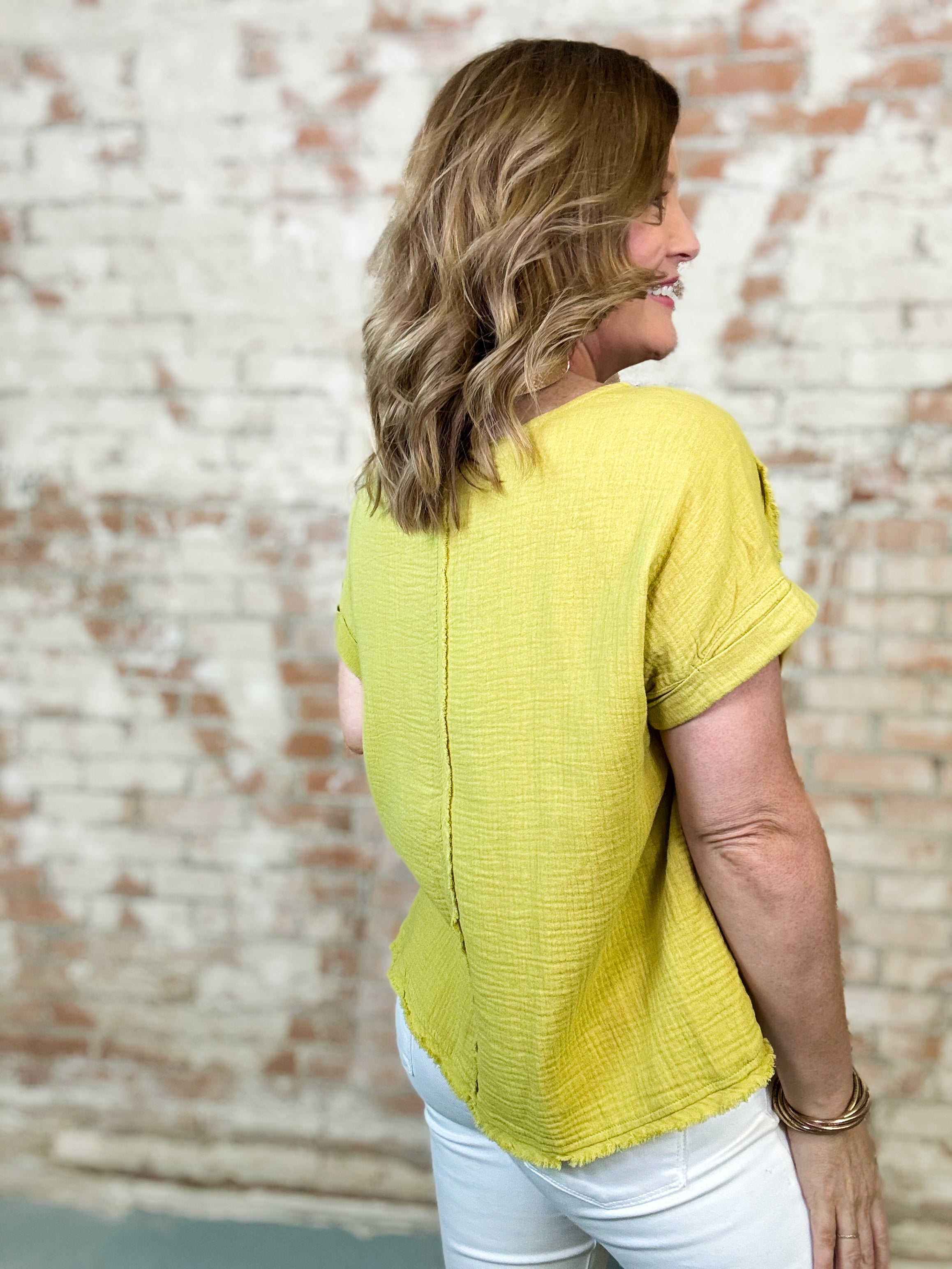 Mandy Gauze Top