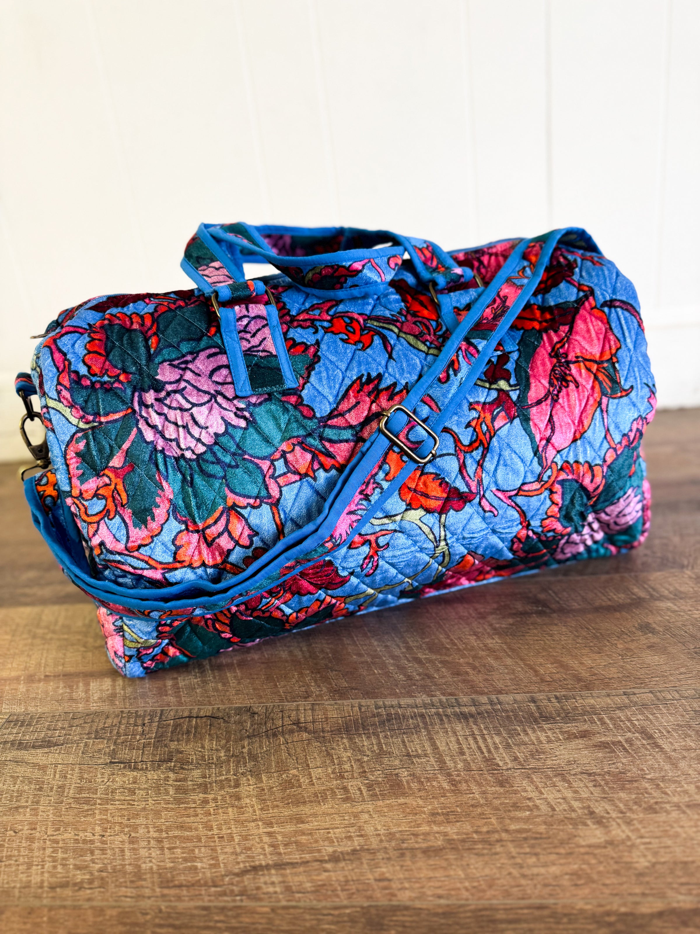 Vexa Velvet Floral Bag