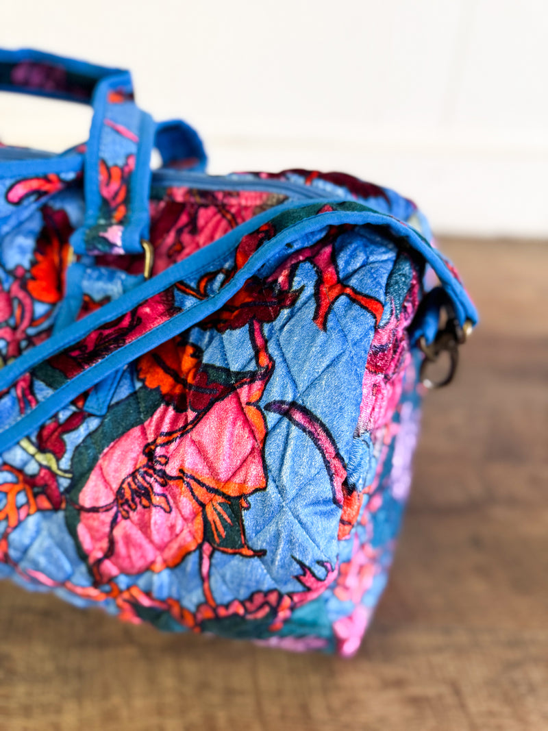 Vexa Velvet Floral Bag