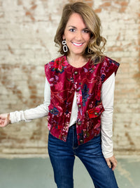 Ivy Jane Velveteen Vest