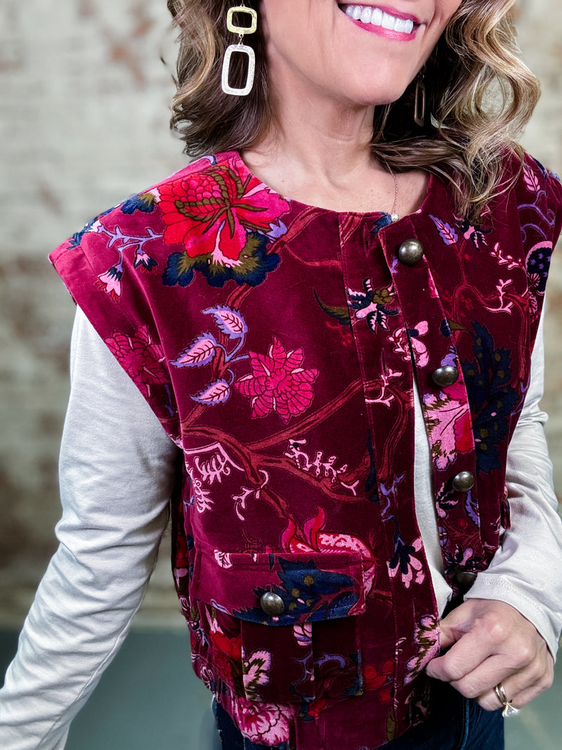 Ivy Jane Velveteen Vest