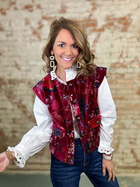 Ivy Jane Velveteen Vest