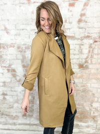 Ramona Camel Textured Coat - FINAL SALE