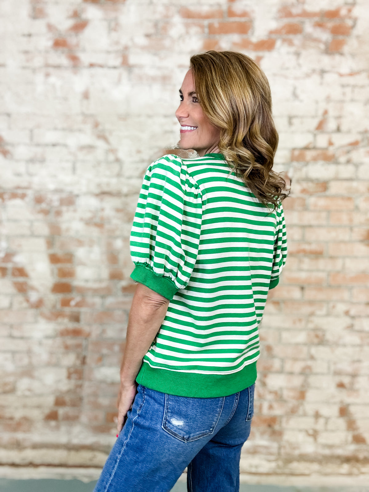 Corbin Stripe Terry Top