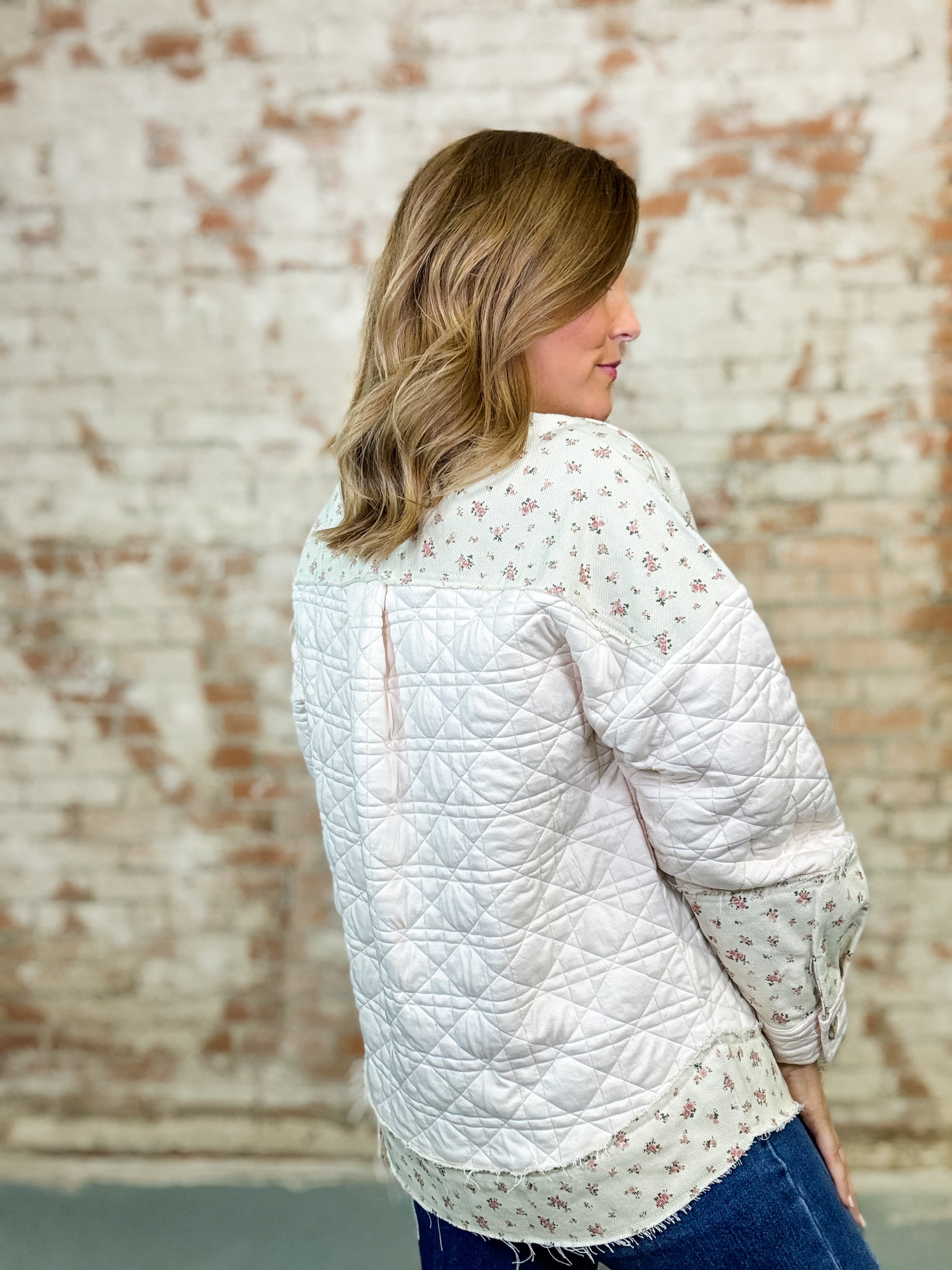 Ellise Oversized Floral Shacket