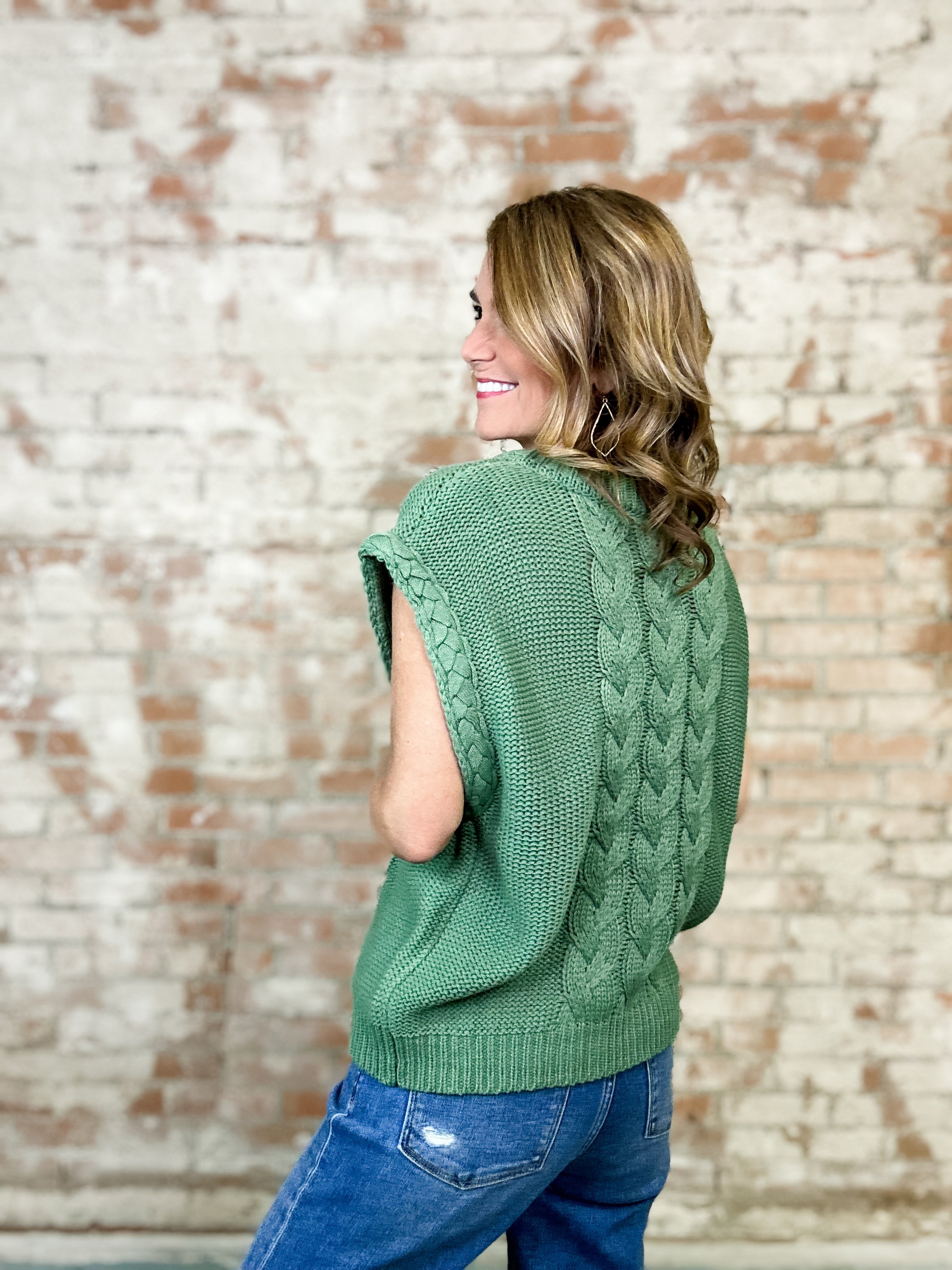 Thalyn Cable Knit Top