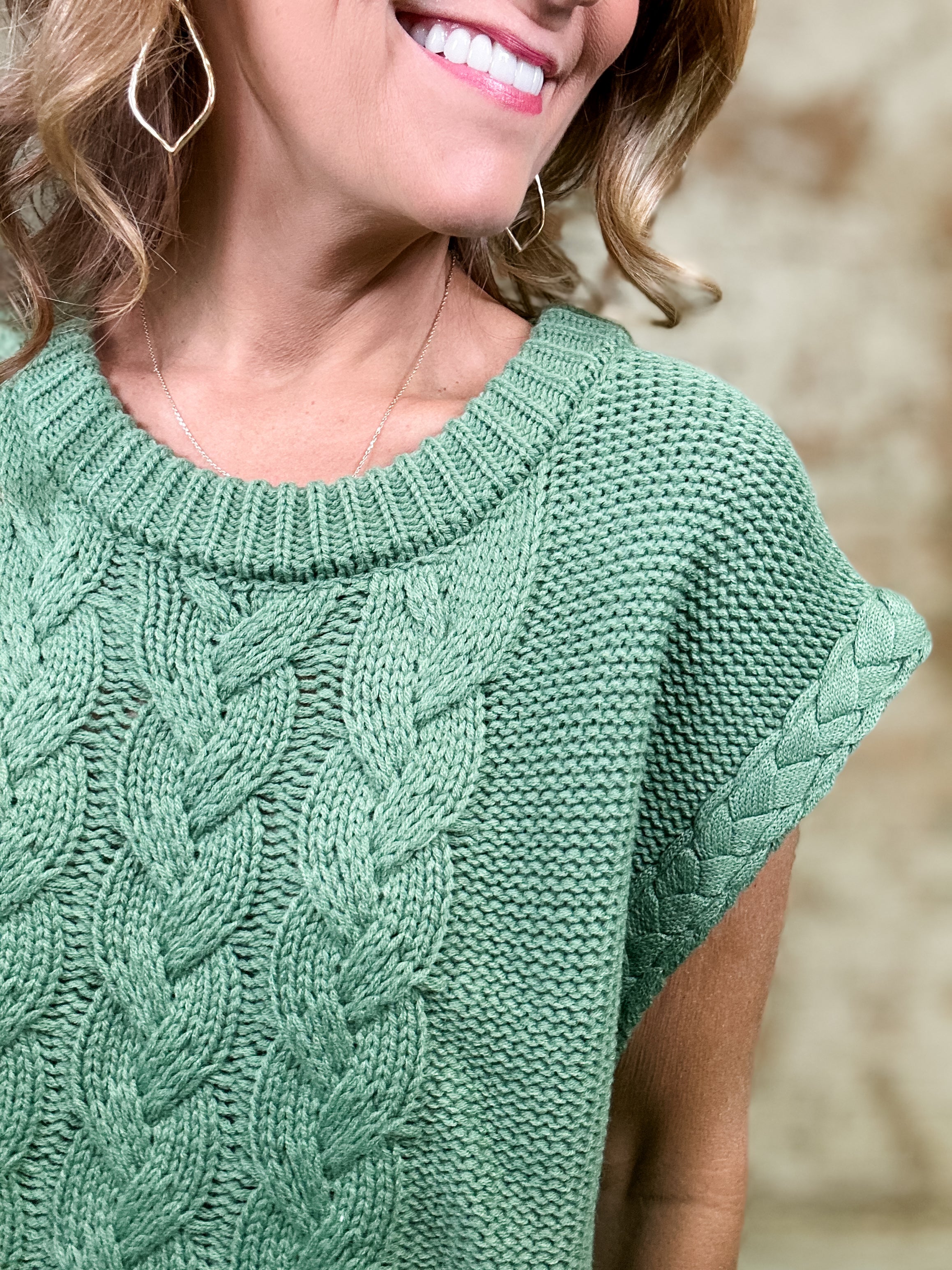 Thalyn Cable Knit Top