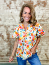 Nikole Floral Top - FINAL SALE