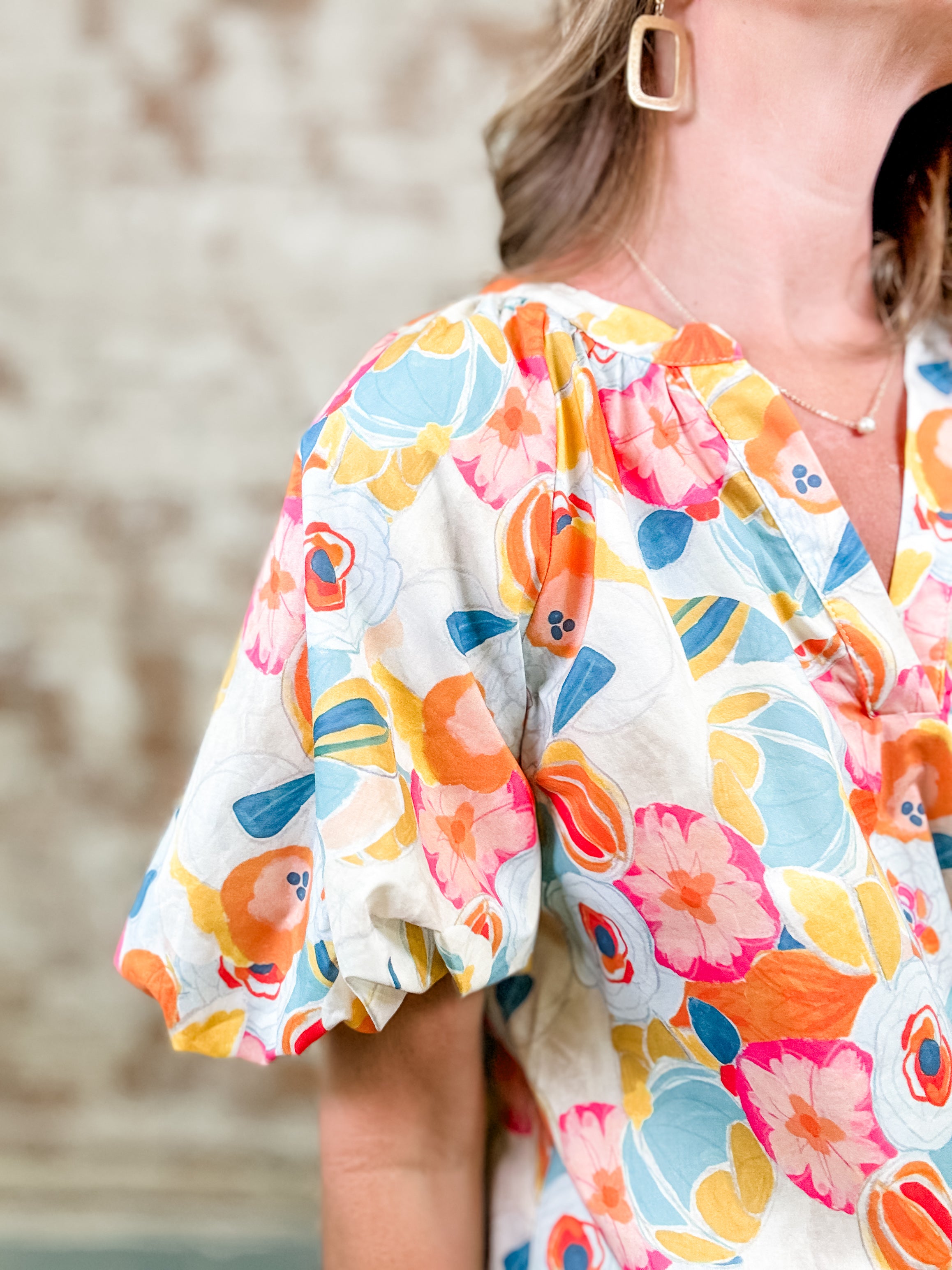 Nikole Floral Top - FINAL SALE