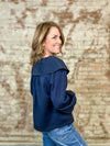 Mira Bow Collar Top