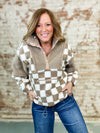 Jasmin Checkered Pullover