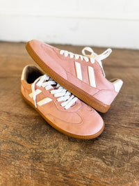 Shu Shop Renee Pink Suede Sneakers
