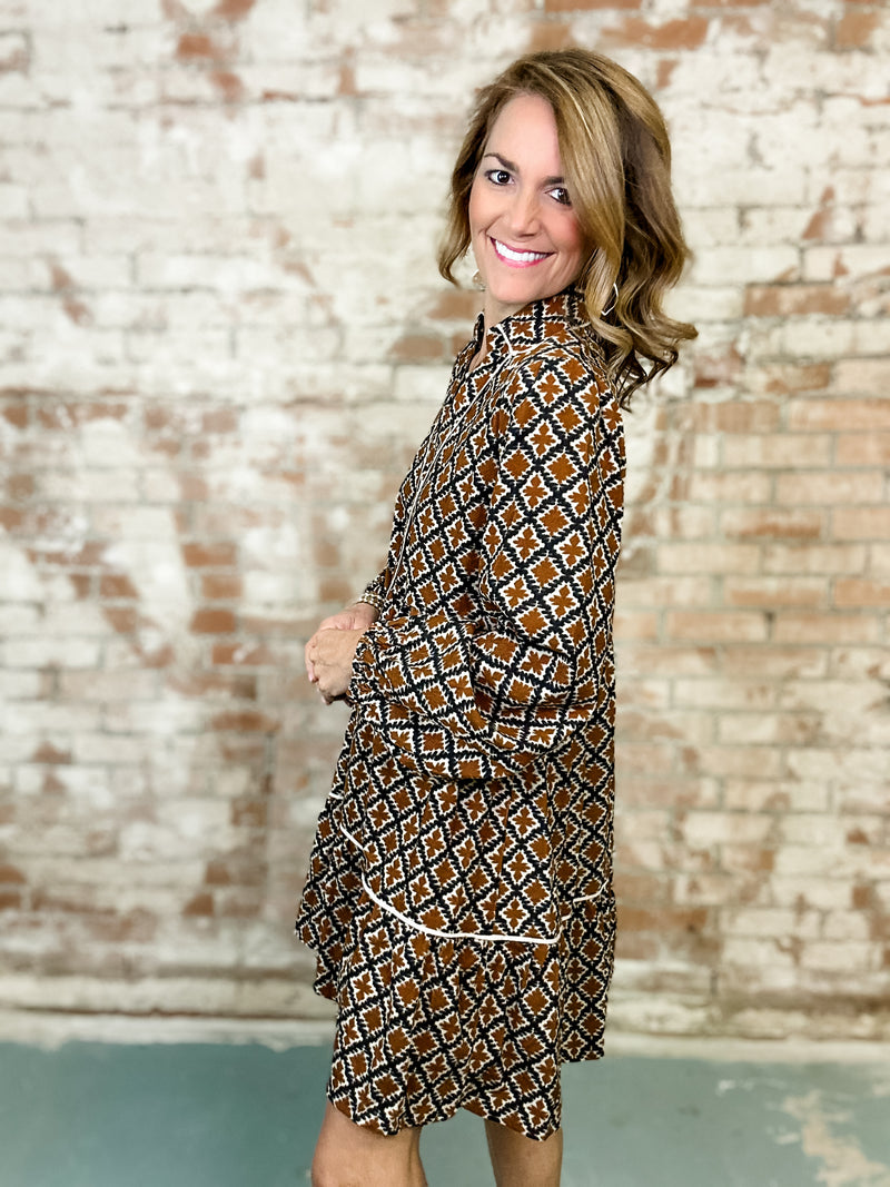 Aurette Geometric Dress