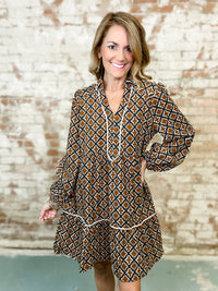 Aurette Geometric Dress