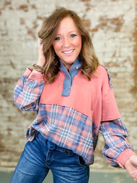Coraline Plaid Pullover