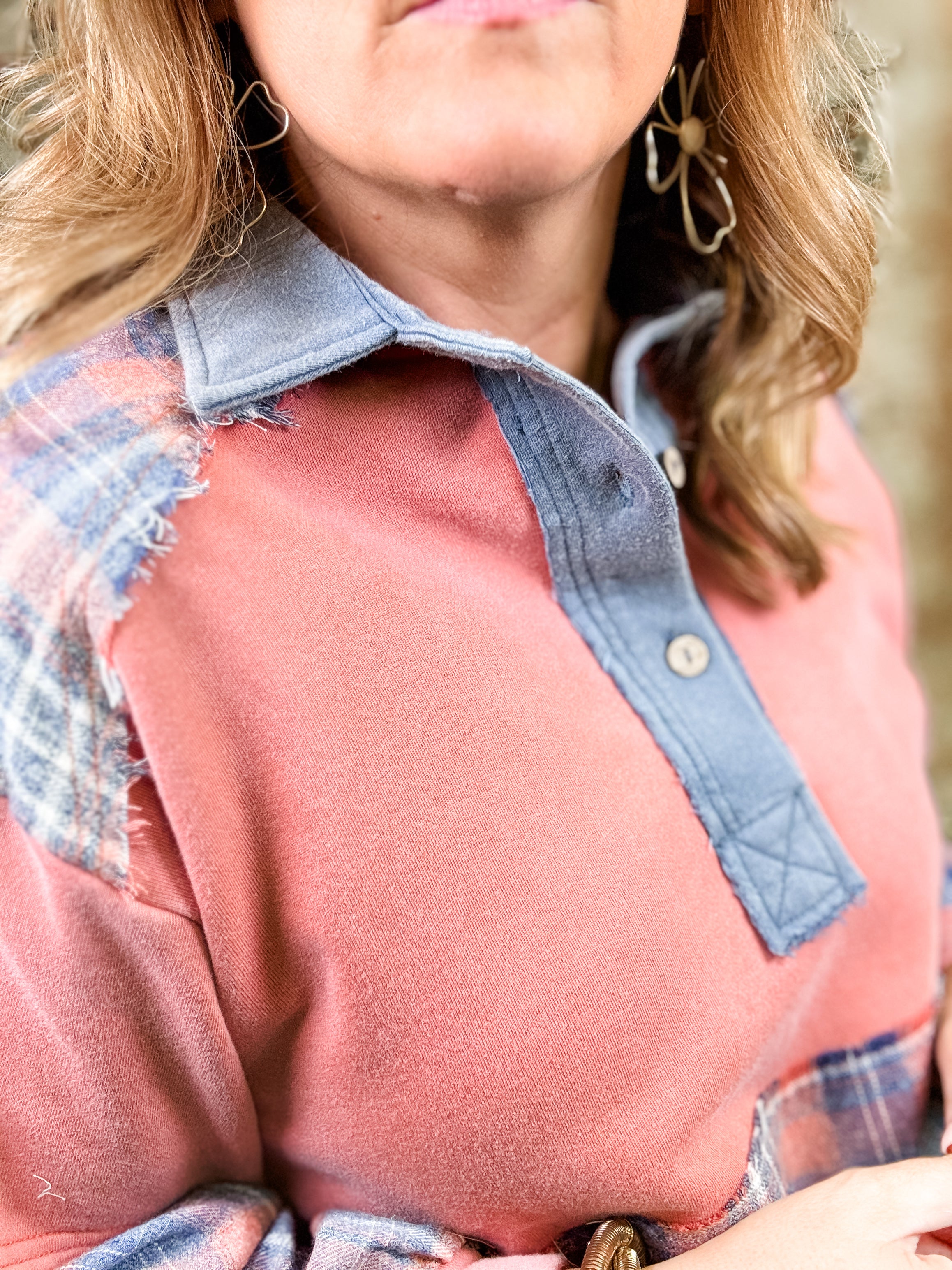 Coraline Plaid Pullover