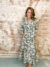 Pearl Boho Print Dress