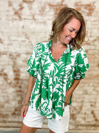 Janna Floral Print Top
