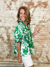 Janna Floral Print Top