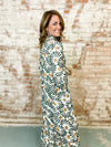 Pearl Boho Print Dress