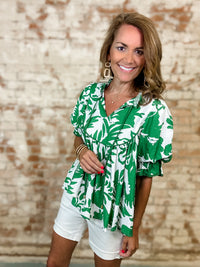 Janna Floral Print Top