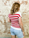Janay Stripe Knit Top