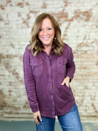 Venetta Plum Shacket