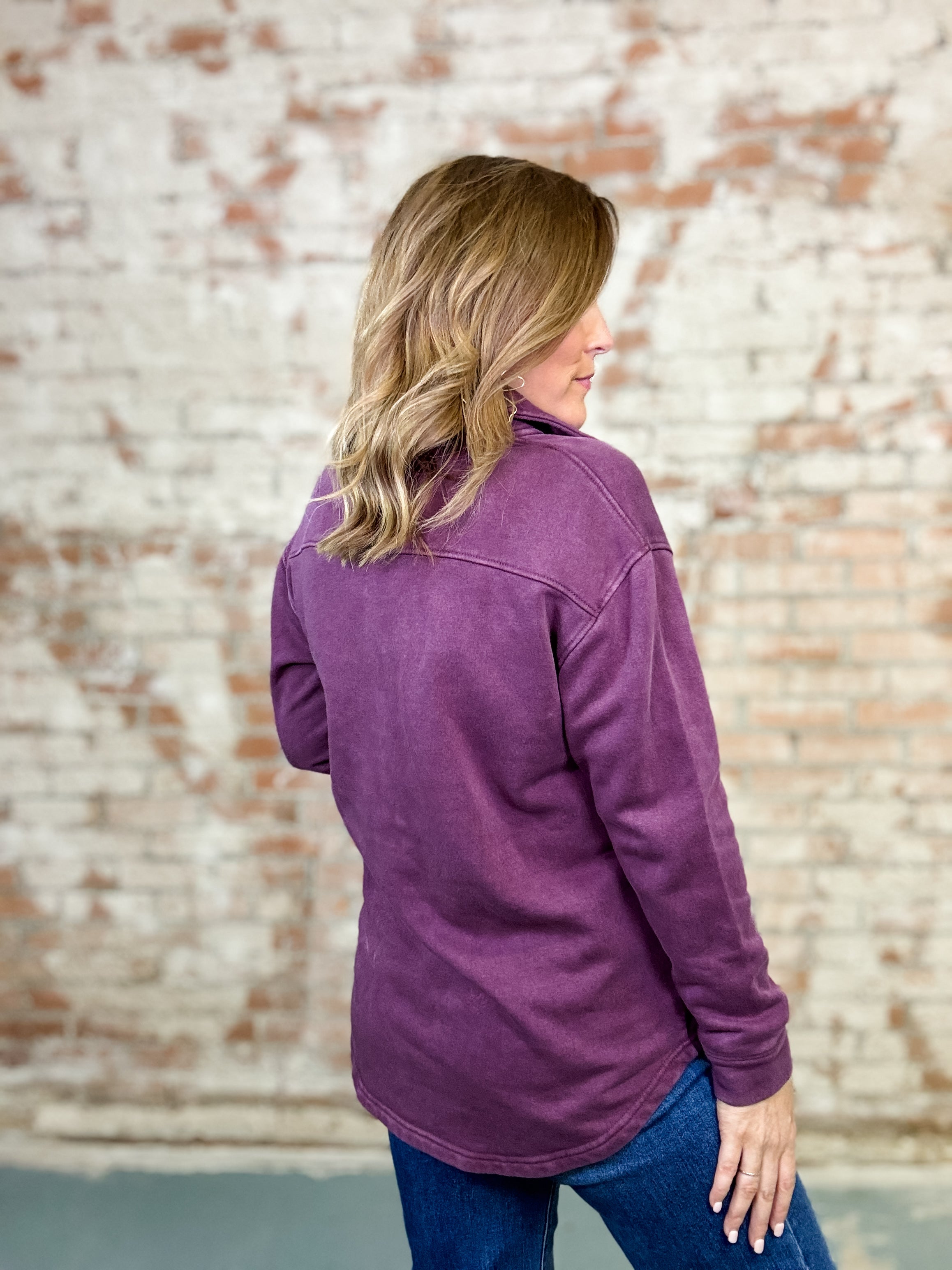 Venetta Plum Shacket